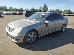 Salvage cars for sale at Woodburn, OR auction: 2006 Mercedes-Benz C 230