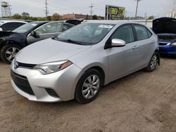 Salvage cars for sale at Chicago Heights, IL auction: 2016 Toyota Corolla L