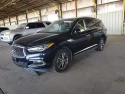 Salvage cars for sale from Copart Phoenix, AZ: 2018 Infiniti QX60