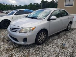 Salvage cars for sale from Copart Ellenwood, GA: 2013 Toyota Corolla Base