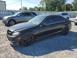 Salvage cars for sale from Copart Gastonia, NC: 2011 Mercedes-Benz C 300 4matic