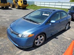 Salvage cars for sale at Mcfarland, WI auction: 2008 Honda Civic EX