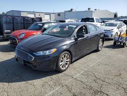Vehiculos salvage en venta de Copart Vallejo, CA: 2019 Ford Fusion SE