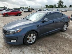 Salvage cars for sale at Houston, TX auction: 2015 KIA Optima LX