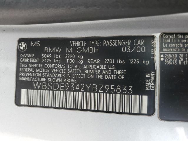 2000 BMW M5