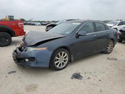 Salvage cars for sale from Copart San Antonio, TX: 2006 Acura TSX