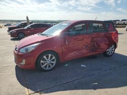 Salvage cars for sale at Grand Prairie, TX auction: 2013 Hyundai Accent GLS