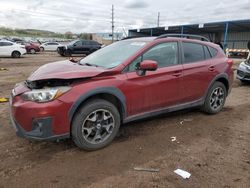 Salvage cars for sale from Copart Colorado Springs, CO: 2018 Subaru Crosstrek Premium