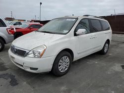 Salvage cars for sale from Copart Wilmington, CA: 2012 KIA Sedona LX