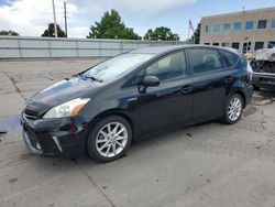 Salvage cars for sale at auction: 2013 Toyota Prius V