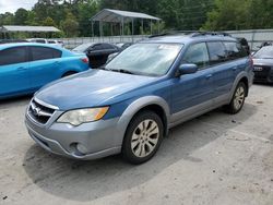 Salvage cars for sale from Copart Savannah, GA: 2009 Subaru Outback 2.5I Limited