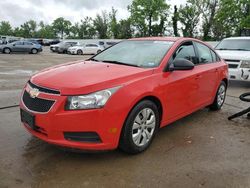 Salvage cars for sale at Bridgeton, MO auction: 2014 Chevrolet Cruze LS