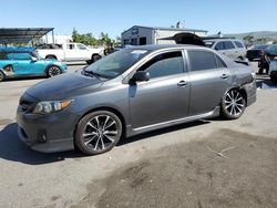 Salvage cars for sale at San Martin, CA auction: 2011 Toyota Corolla Base
