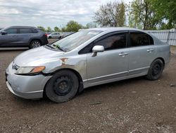 Salvage cars for sale at London, ON auction: 2008 Honda Civic LX