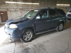 Salvage cars for sale at Angola, NY auction: 2005 Acura MDX Touring
