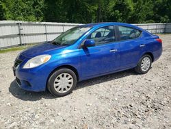 Salvage cars for sale at West Warren, MA auction: 2012 Nissan Versa S
