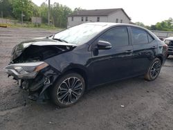Salvage cars for sale at York Haven, PA auction: 2016 Toyota Corolla L