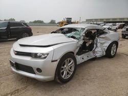 Salvage cars for sale at Houston, TX auction: 2015 Chevrolet Camaro LS