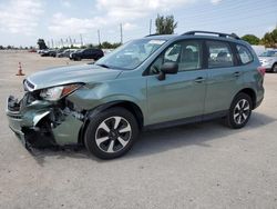 Salvage cars for sale at Miami, FL auction: 2018 Subaru Forester 2.5I