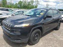 Salvage cars for sale at Leroy, NY auction: 2014 Jeep Cherokee Sport