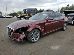 Salvage cars for sale from Copart Denver, CO: 2015 Hyundai Genesis 3.8L