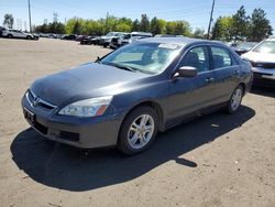 Salvage cars for sale from Copart Denver, CO: 2007 Honda Accord EX