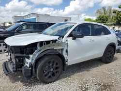 Salvage cars for sale at Opa Locka, FL auction: 2023 Honda HR-V Sport