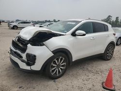 Salvage cars for sale at Houston, TX auction: 2019 KIA Sportage EX