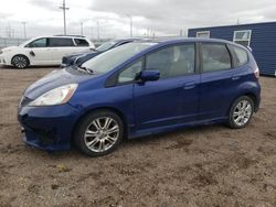 Salvage cars for sale at Greenwood, NE auction: 2009 Honda FIT Sport