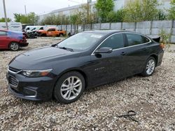Salvage cars for sale at Franklin, WI auction: 2017 Chevrolet Malibu LT