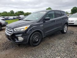 Salvage cars for sale at Hillsborough, NJ auction: 2017 Ford Escape SE