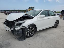 Salvage cars for sale at West Palm Beach, FL auction: 2017 Honda Accord EX