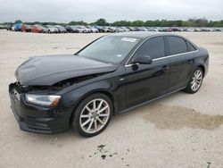 Salvage cars for sale at San Antonio, TX auction: 2015 Audi A4 Premium Plus