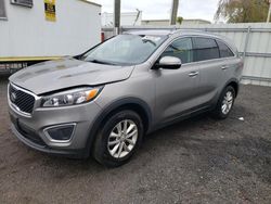 Salvage cars for sale at New Britain, CT auction: 2017 KIA Sorento LX