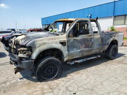 Salvage cars for sale at Woodhaven, MI auction: 2009 Ford F250 Super Duty