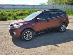 Salvage cars for sale at Davison, MI auction: 2018 Ford Escape SE