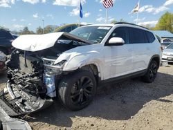 Salvage cars for sale at East Granby, CT auction: 2022 Volkswagen Atlas SE