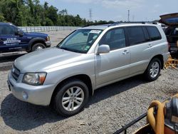 Salvage cars for sale at Riverview, FL auction: 2006 Toyota Highlander Hybrid
