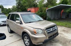 Buy Salvage Cars For Sale now at auction: 2006 Honda Pilot EX