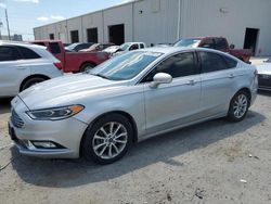 Salvage cars for sale at Jacksonville, FL auction: 2017 Ford Fusion SE