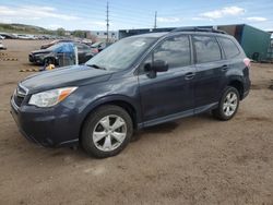 Salvage cars for sale at Colorado Springs, CO auction: 2016 Subaru Forester 2.5I Premium