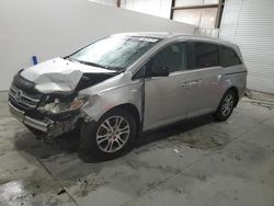 Salvage cars for sale from Copart Savannah, GA: 2012 Honda Odyssey EX