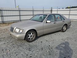 Salvage cars for sale at Lumberton, NC auction: 1999 Mercedes-Benz S 320W