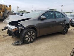 Salvage cars for sale at Chicago Heights, IL auction: 2017 Toyota Corolla L