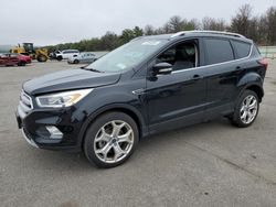 Salvage cars for sale at Brookhaven, NY auction: 2019 Ford Escape Titanium