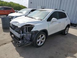 Salvage cars for sale at Windsor, NJ auction: 2016 Chevrolet Trax LTZ
