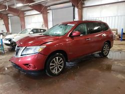 Salvage cars for sale at Lansing, MI auction: 2014 Nissan Pathfinder S