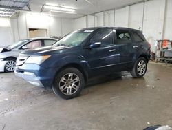 Salvage cars for sale from Copart Madisonville, TN: 2009 Acura MDX Technology