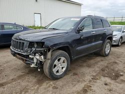 Salvage cars for sale at Portland, MI auction: 2011 Jeep Grand Cherokee Overland