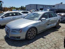 Salvage cars for sale at Vallejo, CA auction: 2014 Audi A8 Quattro
